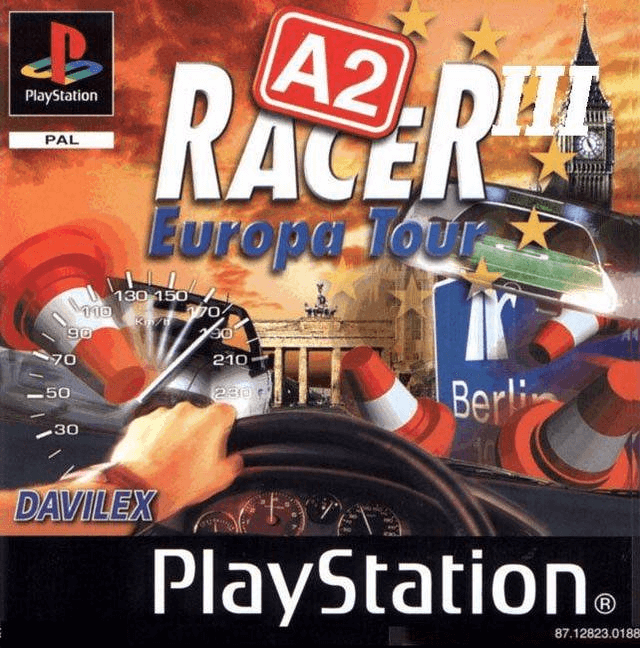 A2 Racer III: Europa Tour box art for Playstation